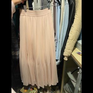 Aritzia Pink Maxi Skirt